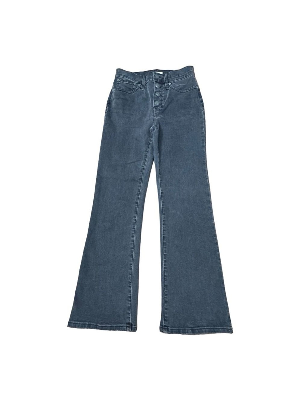 Madewell Cali Demi-Boot Jeans in Bellspring Wash: Button-Front Edition Size 26